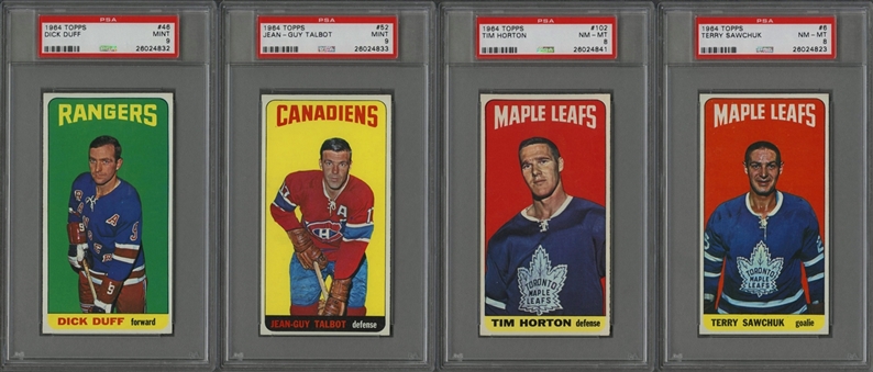 1964/65 Topps Hockey High Grade Complete Set (110)